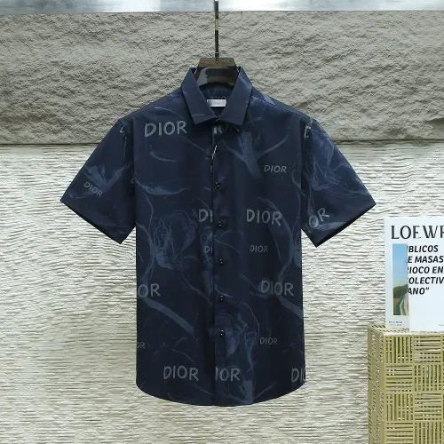 Wholesale Christian Dior Shirts Short Sleeved For Men #1443744 $38.00 USD, Wholesale Quality Replica Christian Dior Shirts
