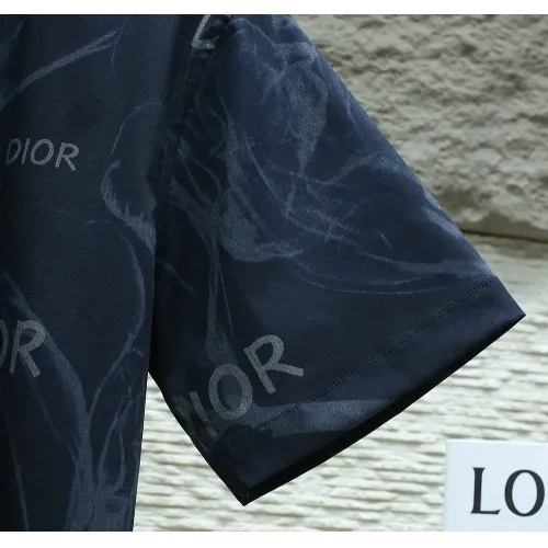Replica Christian Dior Shirts Short Sleeved For Men #1443744 $38.00 USD for Wholesale
