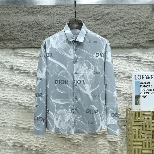 Wholesale Christian Dior Shirts Long Sleeved For Men #1443745 $40.00 USD, Wholesale Quality Replica Christian Dior Shirts