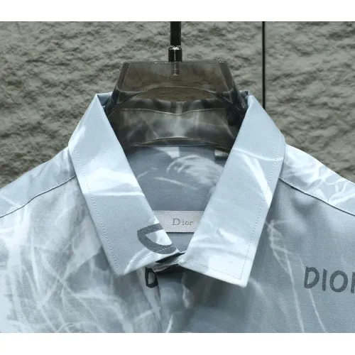 Replica Christian Dior Shirts Long Sleeved For Men #1443745 $40.00 USD for Wholesale