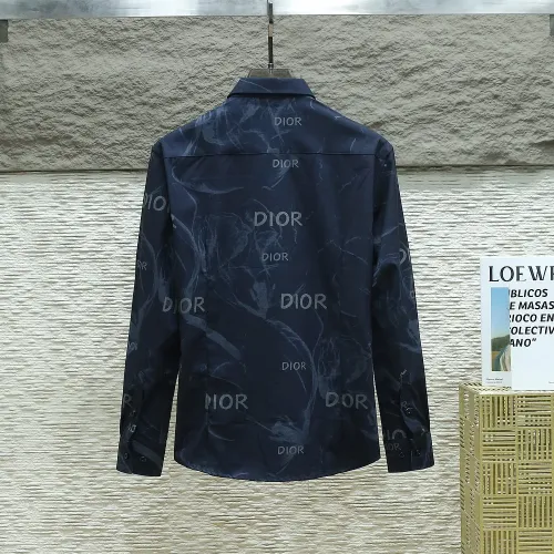 Replica Christian Dior Shirts Long Sleeved For Men #1443746 $40.00 USD for Wholesale