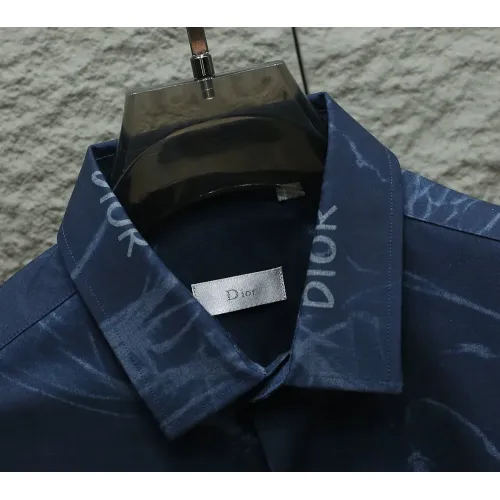 Replica Christian Dior Shirts Long Sleeved For Men #1443746 $40.00 USD for Wholesale