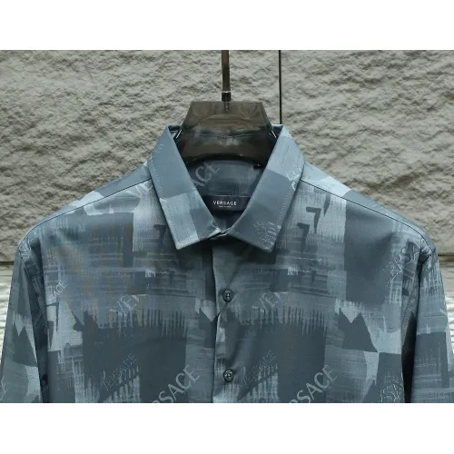 Replica Versace Shirts Long Sleeved For Men #1443747 $40.00 USD for Wholesale