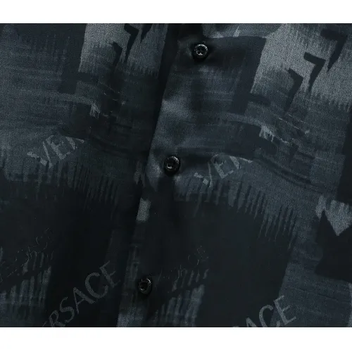 Replica Versace Shirts Long Sleeved For Men #1443748 $40.00 USD for Wholesale