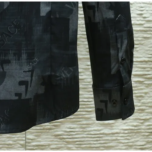 Replica Versace Shirts Long Sleeved For Men #1443748 $40.00 USD for Wholesale