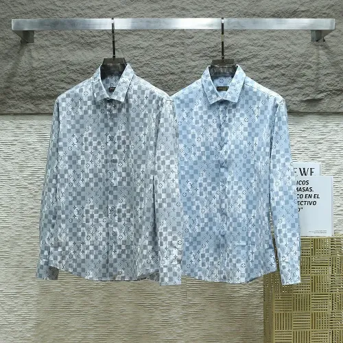Replica Louis Vuitton LV Shirts Long Sleeved For Men #1443749 $40.00 USD for Wholesale