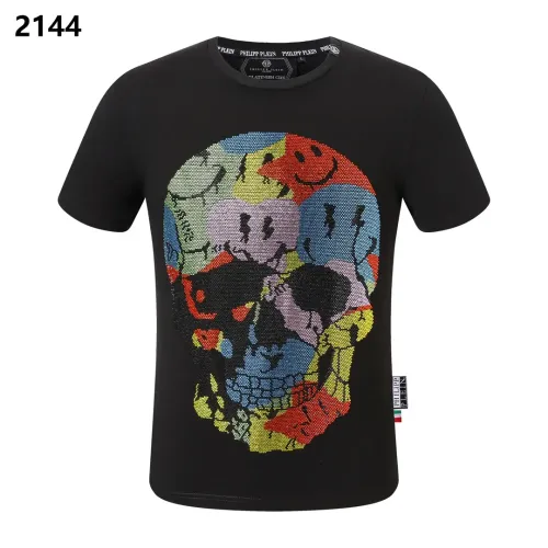 Wholesale Philipp Plein PP T-Shirts Short Sleeved For Men #1443762 $27.00 USD, Wholesale Quality Replica Philipp Plein PP T-Shirts