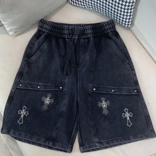 Wholesale Chrome Hearts Pants For Men #1443875 $85.00 USD, Wholesale Quality Replica Chrome Hearts Pants