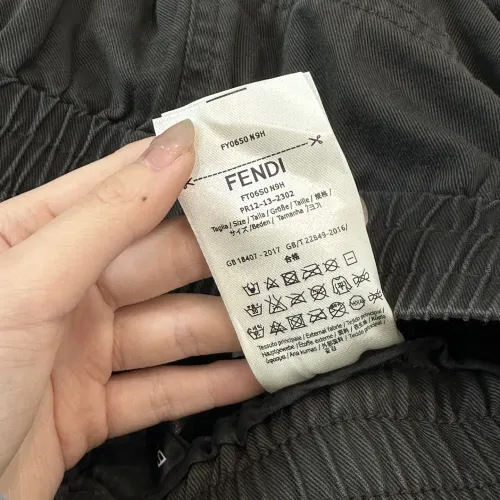 Replica Fendi Pants For Men #1443891 $82.00 USD for Wholesale