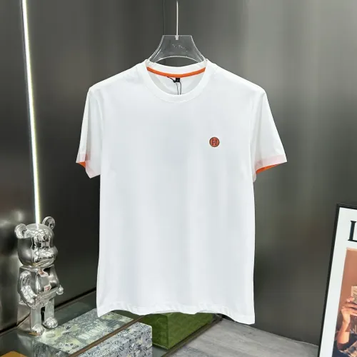 Wholesale Hermes T-Shirts Short Sleeved For Men #1443923 $56.00 USD, Wholesale Quality Replica Hermes T-Shirts