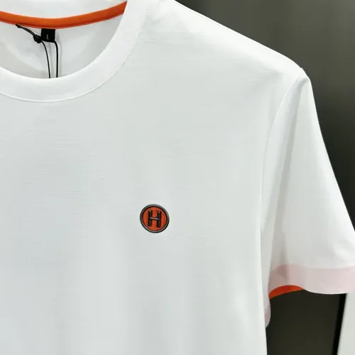 Replica Hermes T-Shirts Short Sleeved For Men #1443923 $56.00 USD for Wholesale