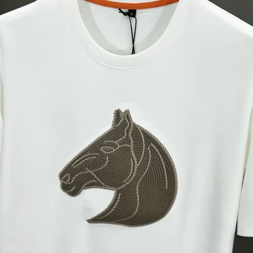 Replica Hermes T-Shirts Short Sleeved For Men #1443927 $64.00 USD for Wholesale
