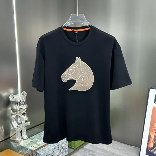 Wholesale Hermes T-Shirts Short Sleeved For Men #1443928 $64.00 USD, Wholesale Quality Replica Hermes T-Shirts