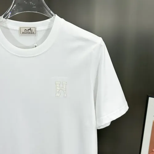 Replica Hermes T-Shirts Short Sleeved For Men #1443929 $56.00 USD for Wholesale