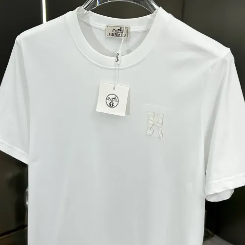 Replica Hermes T-Shirts Short Sleeved For Men #1443929 $56.00 USD for Wholesale