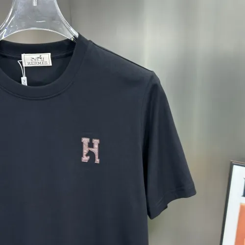 Replica Hermes T-Shirts Short Sleeved For Men #1443930 $56.00 USD for Wholesale