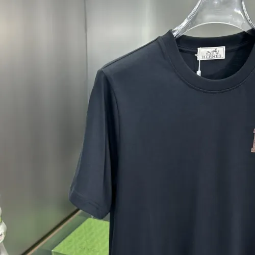Replica Hermes T-Shirts Short Sleeved For Men #1443930 $56.00 USD for Wholesale