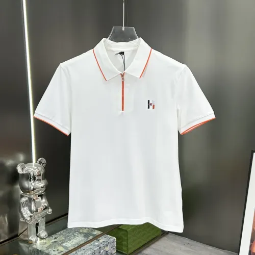 Wholesale Hermes T-Shirts Short Sleeved For Men #1443942 $68.00 USD, Wholesale Quality Replica Hermes T-Shirts