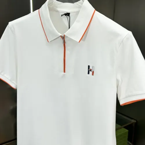 Replica Hermes T-Shirts Short Sleeved For Men #1443942 $68.00 USD for Wholesale
