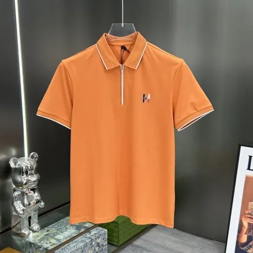 Wholesale Hermes T-Shirts Short Sleeved For Men #1443943 $68.00 USD, Wholesale Quality Replica Hermes T-Shirts