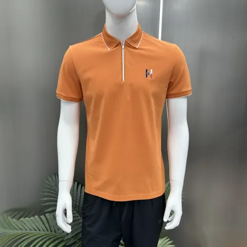 Replica Hermes T-Shirts Short Sleeved For Men #1443943 $68.00 USD for Wholesale