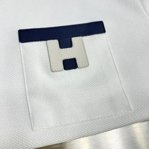 Replica Hermes T-Shirts Short Sleeved For Men #1443945 $68.00 USD for Wholesale