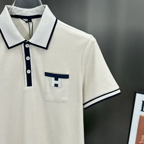 Replica Hermes T-Shirts Short Sleeved For Men #1443946 $68.00 USD for Wholesale