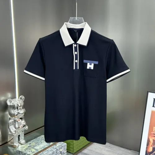 Wholesale Hermes T-Shirts Short Sleeved For Men #1443947 $68.00 USD, Wholesale Quality Replica Hermes T-Shirts