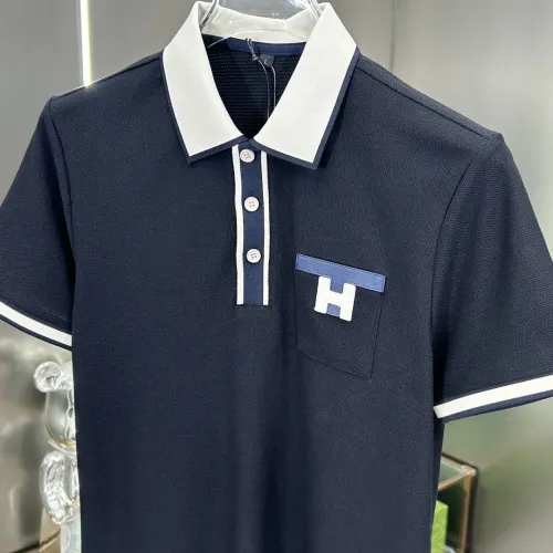 Replica Hermes T-Shirts Short Sleeved For Men #1443947 $68.00 USD for Wholesale