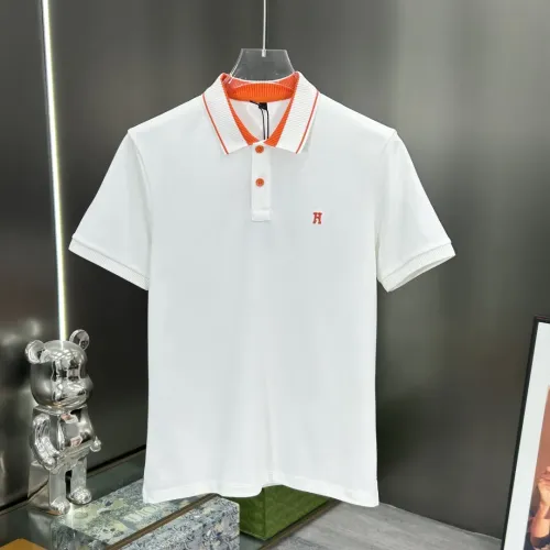 Wholesale Hermes T-Shirts Short Sleeved For Men #1443954 $64.00 USD, Wholesale Quality Replica Hermes T-Shirts