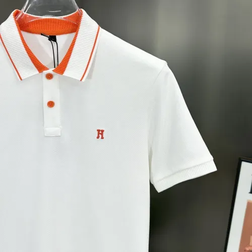 Replica Hermes T-Shirts Short Sleeved For Men #1443954 $64.00 USD for Wholesale