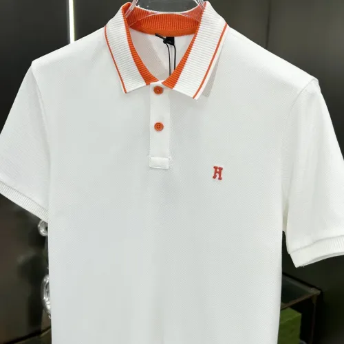 Replica Hermes T-Shirts Short Sleeved For Men #1443954 $64.00 USD for Wholesale