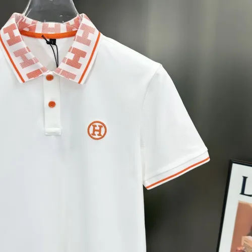 Replica Hermes T-Shirts Short Sleeved For Men #1443956 $64.00 USD for Wholesale