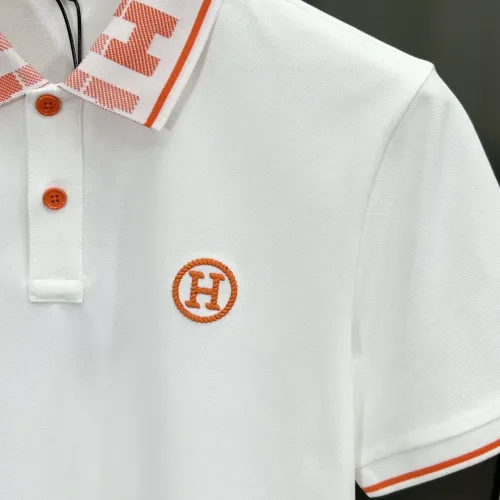 Replica Hermes T-Shirts Short Sleeved For Men #1443956 $64.00 USD for Wholesale