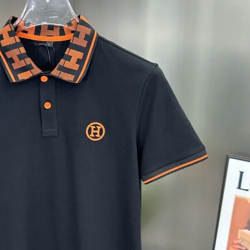 Replica Hermes T-Shirts Short Sleeved For Men #1443957 $64.00 USD for Wholesale