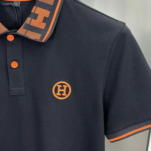 Replica Hermes T-Shirts Short Sleeved For Men #1443957 $64.00 USD for Wholesale