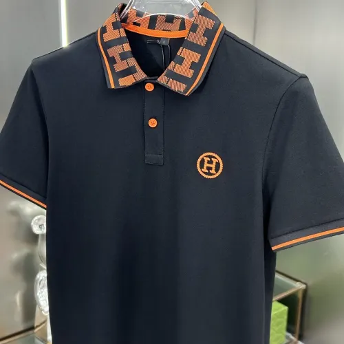 Replica Hermes T-Shirts Short Sleeved For Men #1443957 $64.00 USD for Wholesale