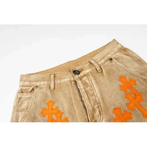 Replica Chrome Hearts Jeans For Men #1443977 $45.00 USD for Wholesale