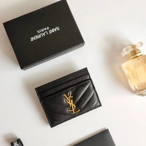 Wholesale Yves Saint Laurent YSL Card Holders #1444038 $27.00 USD, Wholesale Quality Replica Yves Saint Laurent YSL Wallets