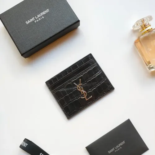 Wholesale Yves Saint Laurent YSL Card Holders #1444046 $27.00 USD, Wholesale Quality Replica Yves Saint Laurent YSL Wallets