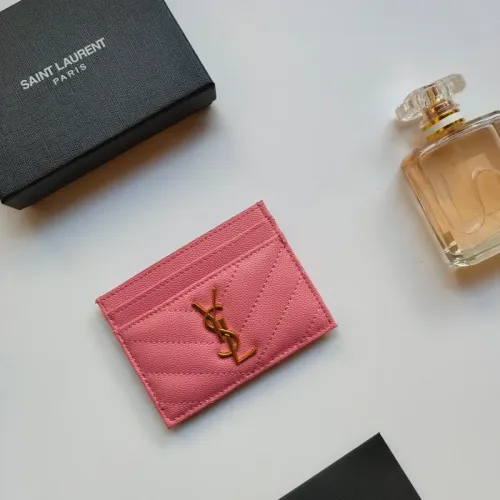 Wholesale Yves Saint Laurent YSL Card Holders #1444050 $27.00 USD, Wholesale Quality Replica Yves Saint Laurent YSL Wallets