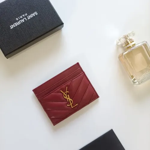 Wholesale Yves Saint Laurent YSL Card Holders #1444054 $27.00 USD, Wholesale Quality Replica Yves Saint Laurent YSL Wallets