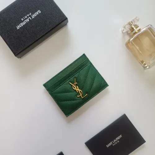 Wholesale Yves Saint Laurent YSL Card Holders #1444061 $27.00 USD, Wholesale Quality Replica Yves Saint Laurent YSL Wallets