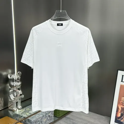 Wholesale Fendi T-Shirts Short Sleeved For Men #1444092 $80.00 USD, Wholesale Quality Replica Fendi T-Shirts