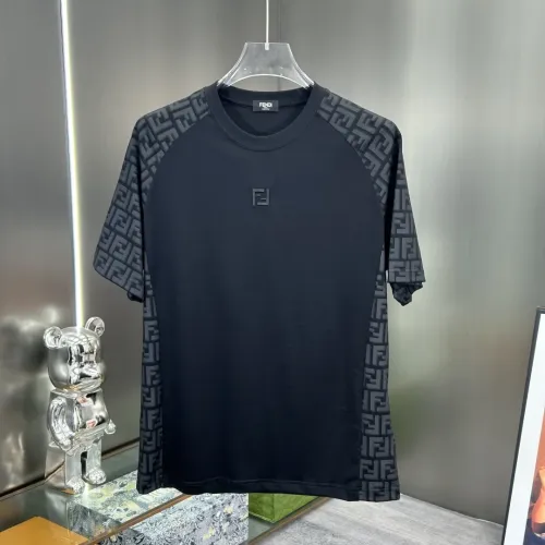 Wholesale Fendi T-Shirts Short Sleeved For Men #1444093 $80.00 USD, Wholesale Quality Replica Fendi T-Shirts