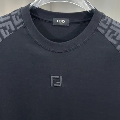 Replica Fendi T-Shirts Short Sleeved For Men #1444093 $80.00 USD for Wholesale