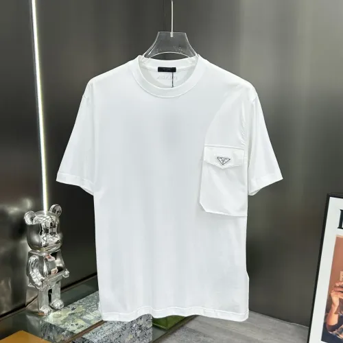 Wholesale Prada T-Shirts Short Sleeved For Men #1444094 $80.00 USD, Wholesale Quality Replica Prada T-Shirts