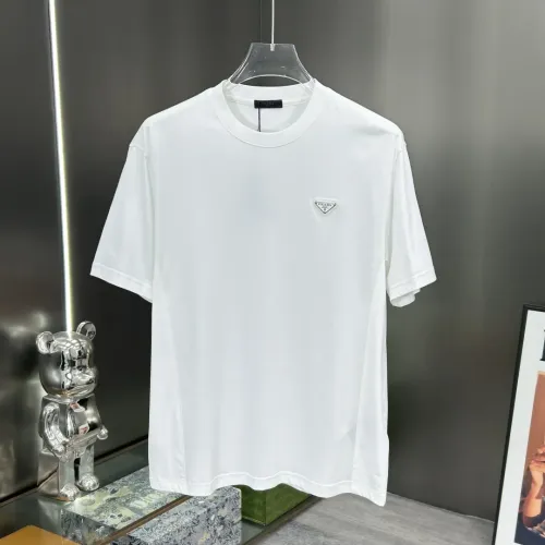 Wholesale Prada T-Shirts Short Sleeved For Men #1444102 $76.00 USD, Wholesale Quality Replica Prada T-Shirts