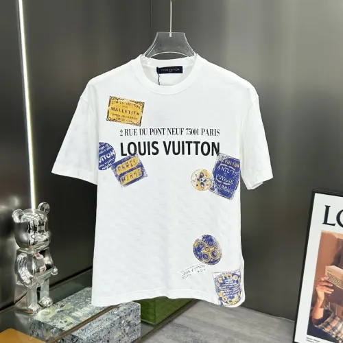 Wholesale Louis Vuitton LV T-Shirts Short Sleeved For Men #1444110 $80.00 USD, Wholesale Quality Replica Louis Vuitton LV T-Shirts