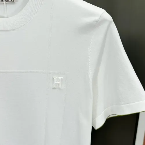 Replica Hermes T-Shirts Short Sleeved For Men #1444112 $80.00 USD for Wholesale